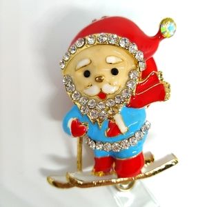 New handcrafted Christmas name badge holder